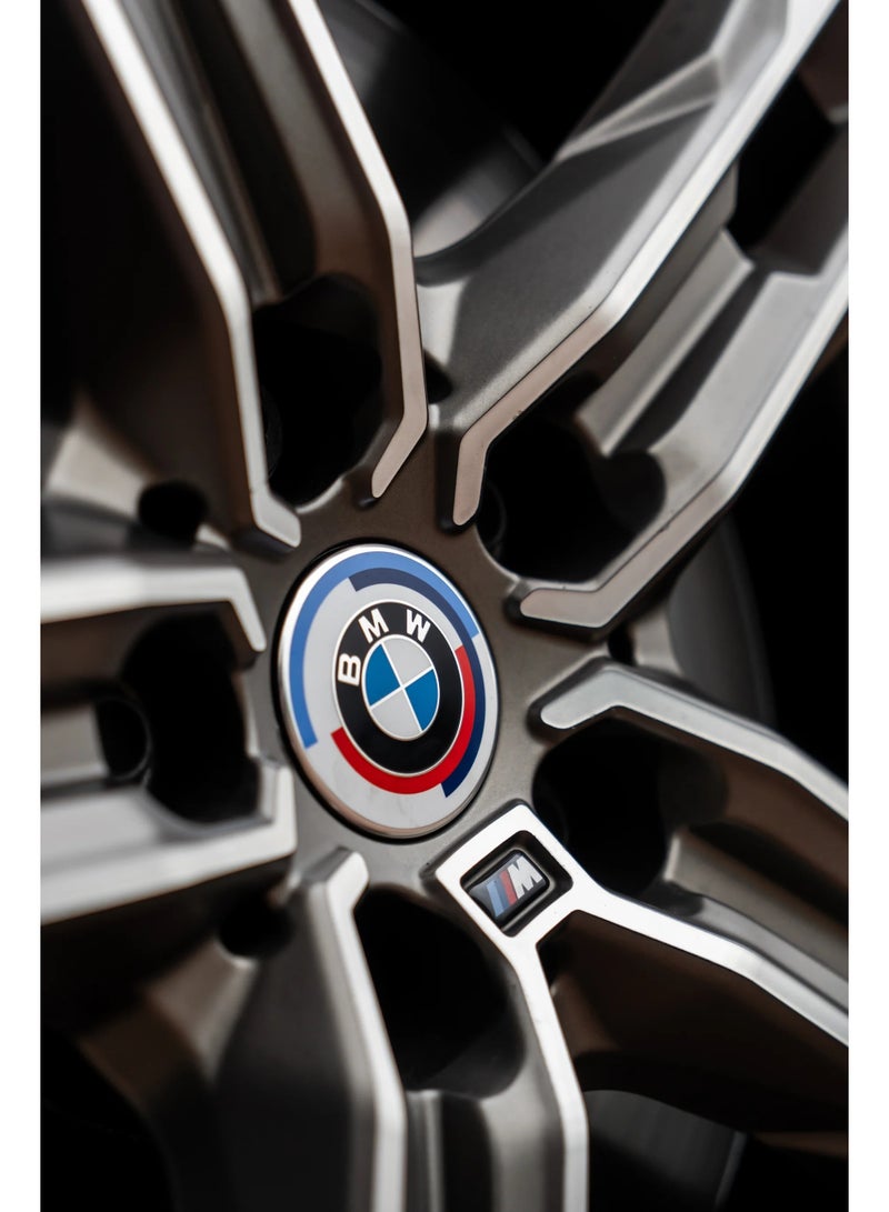 BMW 4 Pcs 68mm Anniversary Edition Wheel Hub Caps for BMW | Easy-Fit Alloy Wheel Center Caps - Image 5